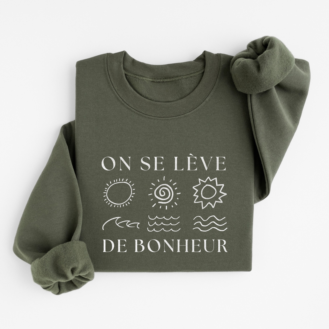 Sweatshirt Lève De Bonheur