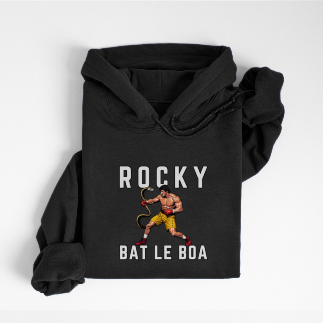 HOODIE ROCKY - NOIR