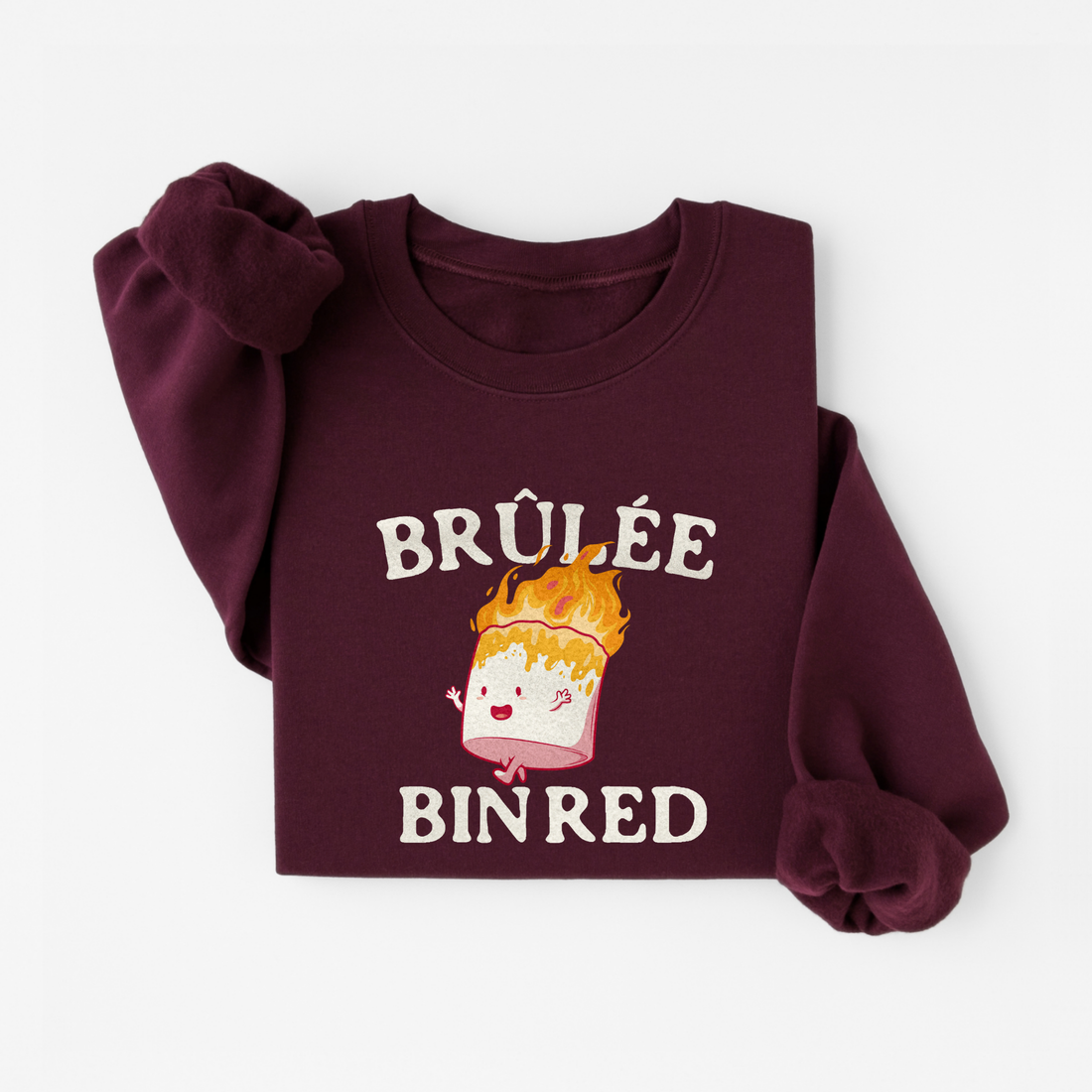 Sweatshirt Brûlée Bin Red - Enfant