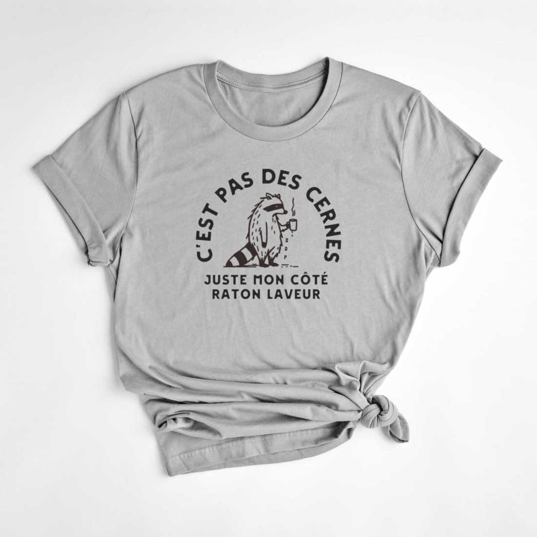 T-SHIRT CERNES RATON LAVEUR - CIMENT