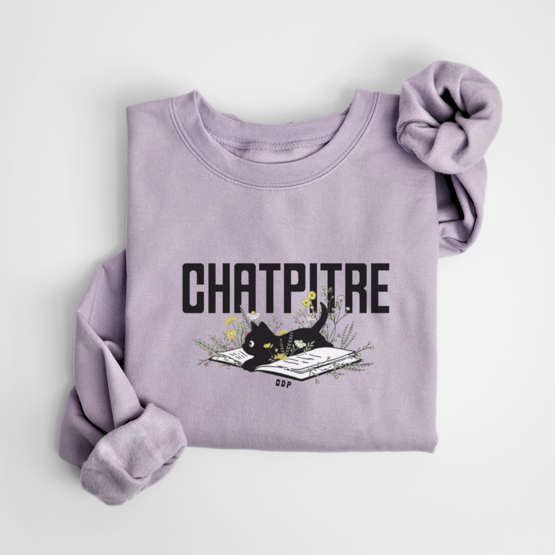 SWEATSHIRT CHATPITRE - LAVANDE