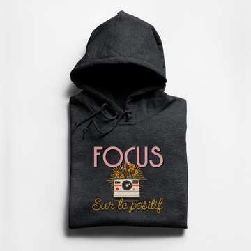 HOODIE FOCUS - CHARBON