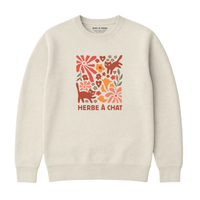 Sweatshirt Herbe À Chat