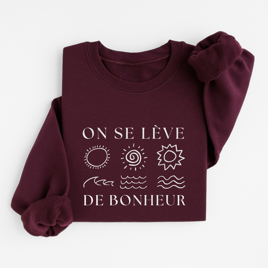 Sweatshirt Lève De Bonheur
