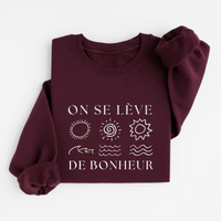Sweatshirt Lève De Bonheur