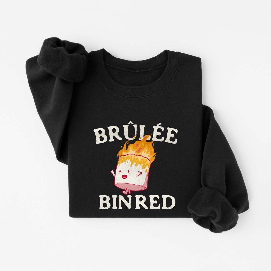 Sweatshirt Brûlée Bin Red - Enfant