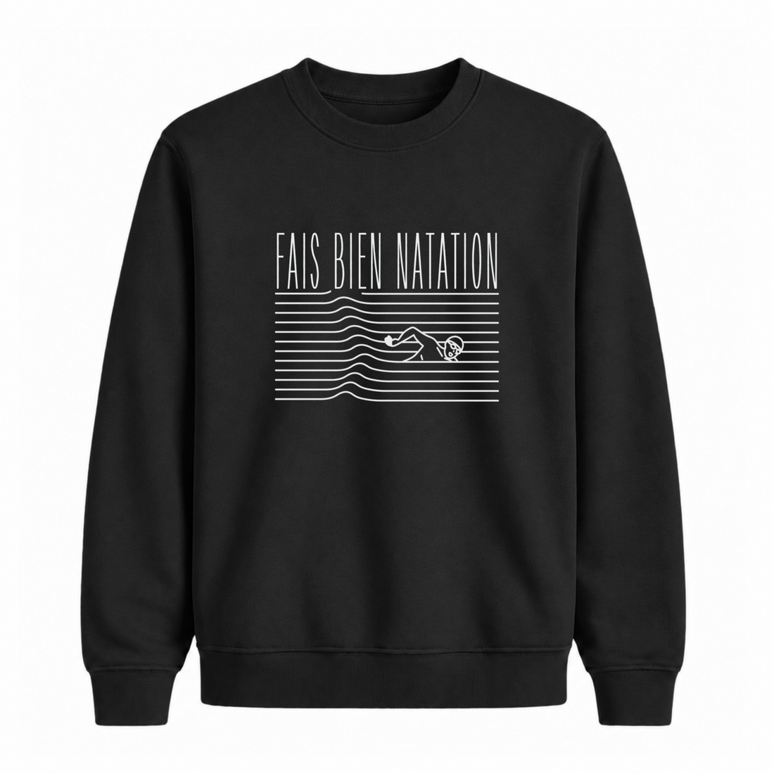 Sweatshirt Fais Bien Natation