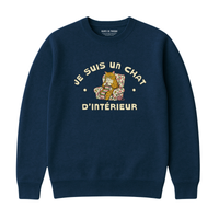 Sweatshirt Chat D'intérieur