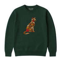 Sweatshirt Chat De Fleurs