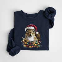 SWEATSHIRT ÉCUREUIL NOËL