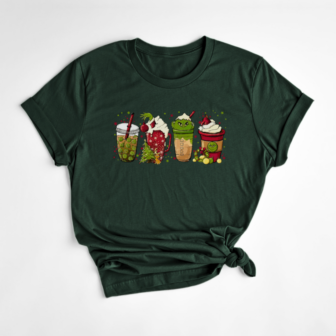 T-SHIRT LATTE GRINCH - FORÊT