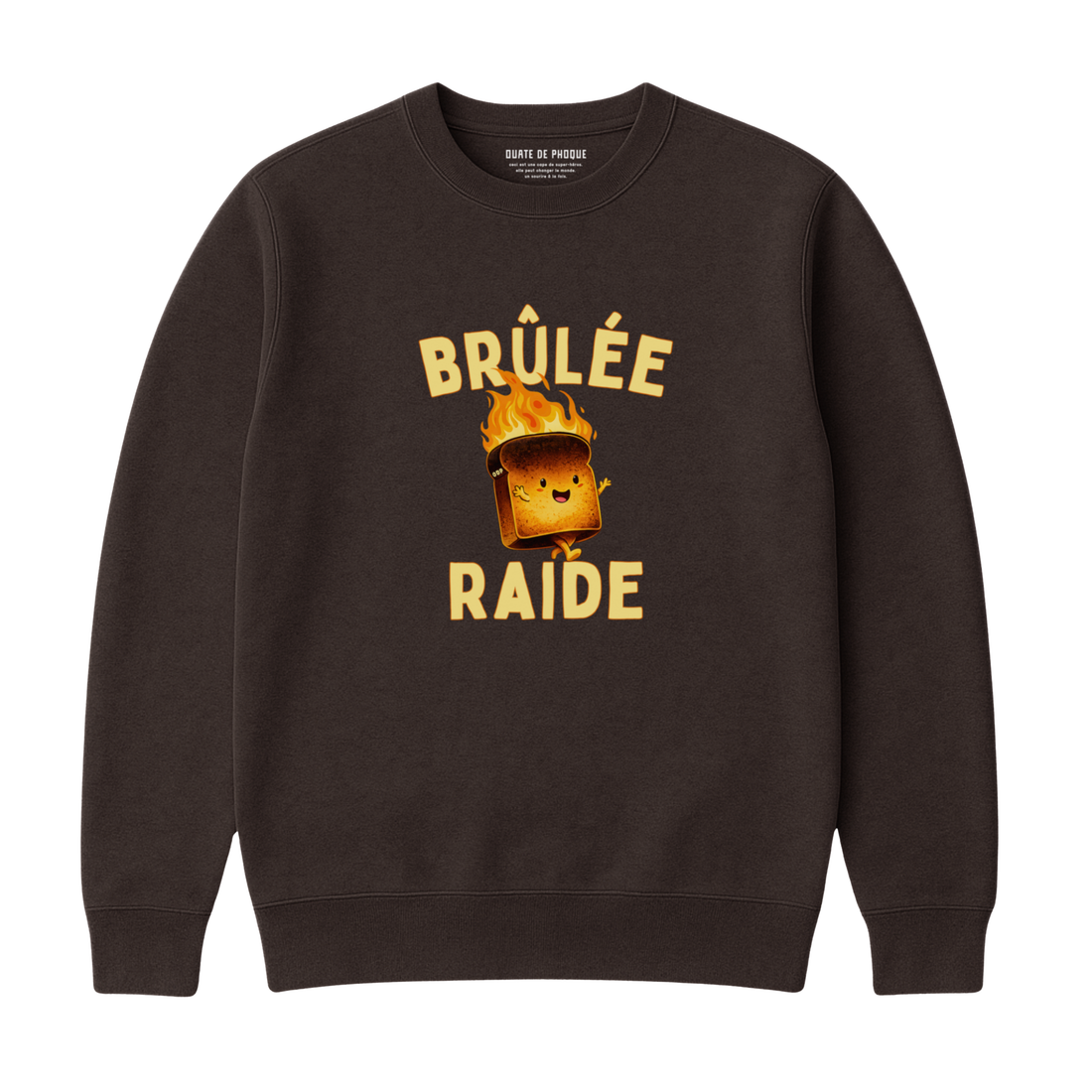 Sweatshirt Brûlée Raide