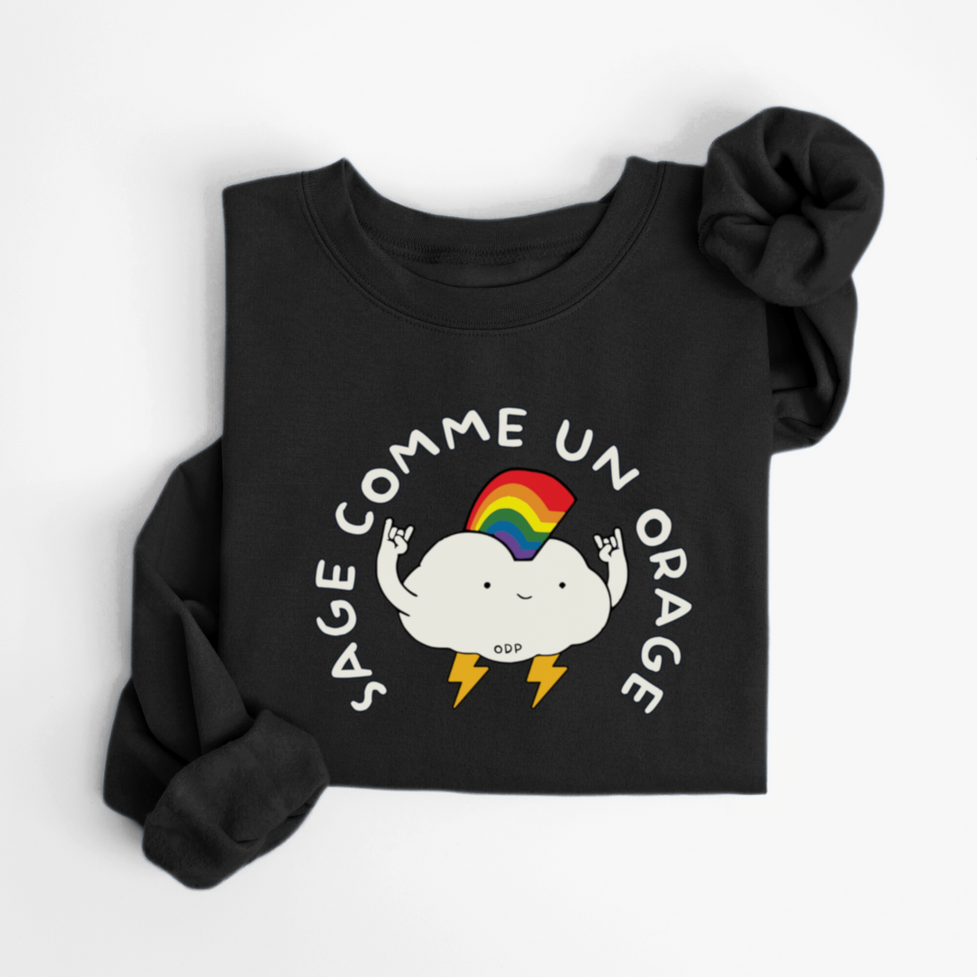 SWEATSHIRT SAGE COMME UN ORAGE
