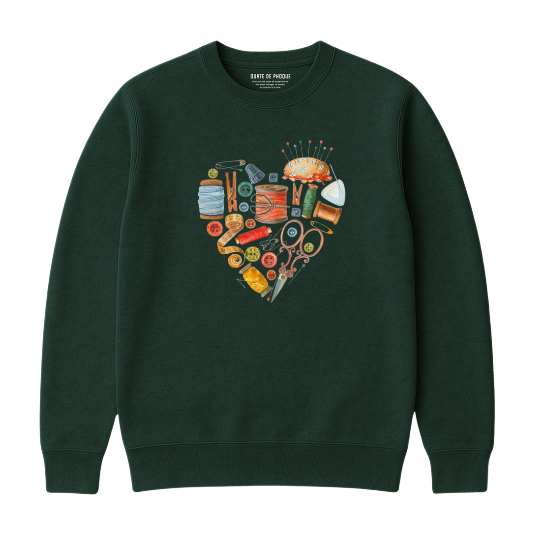 Sweatshirt Coeur Couture