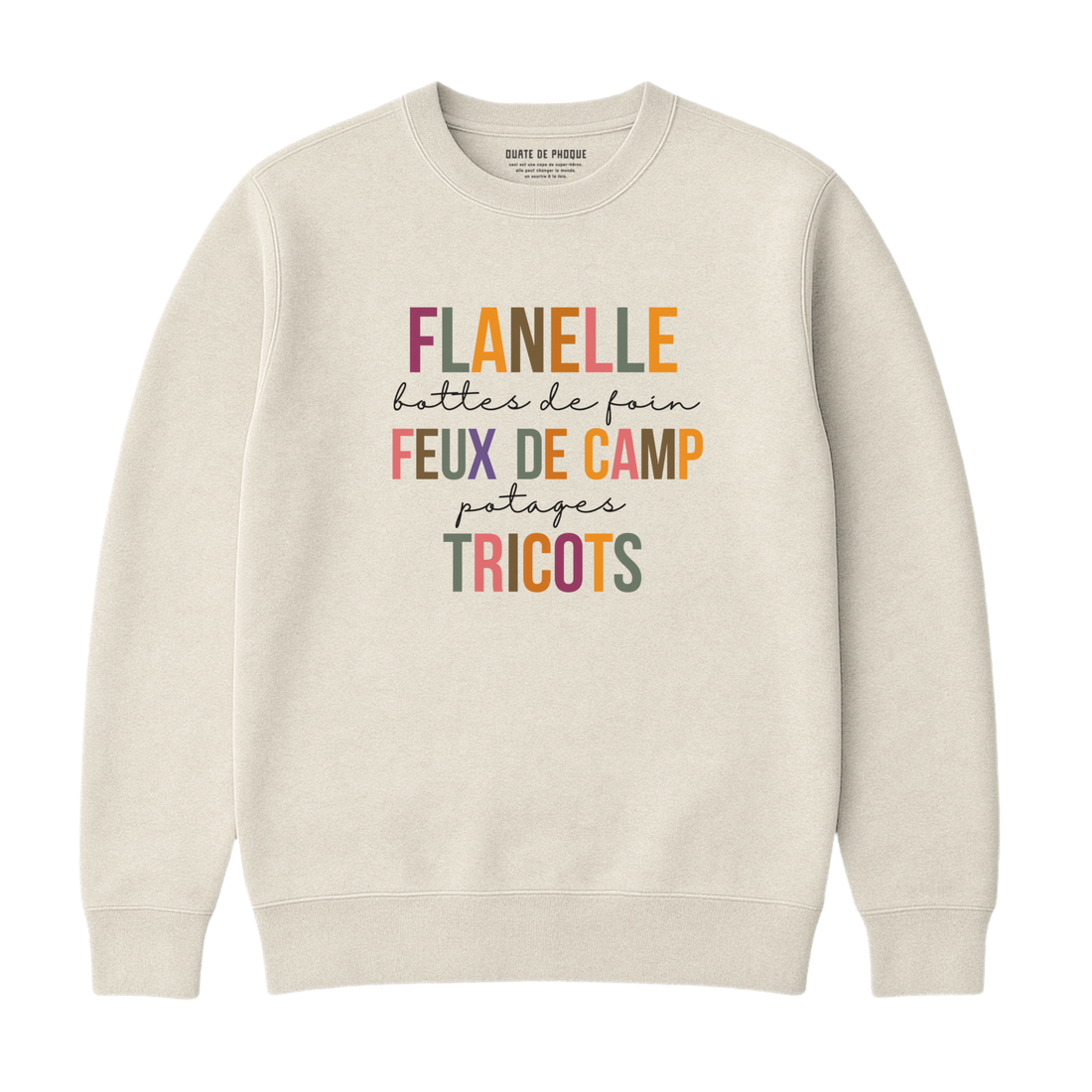Sweatshirt Flanelle