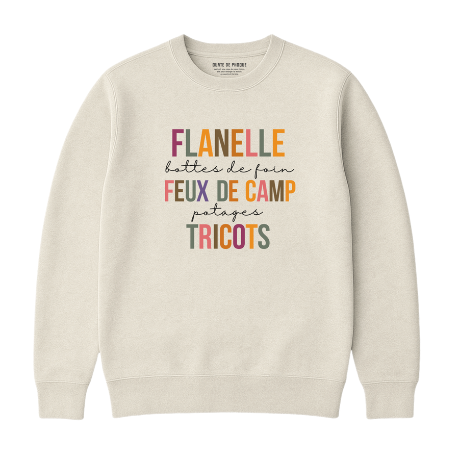 Sweatshirt Flanelle