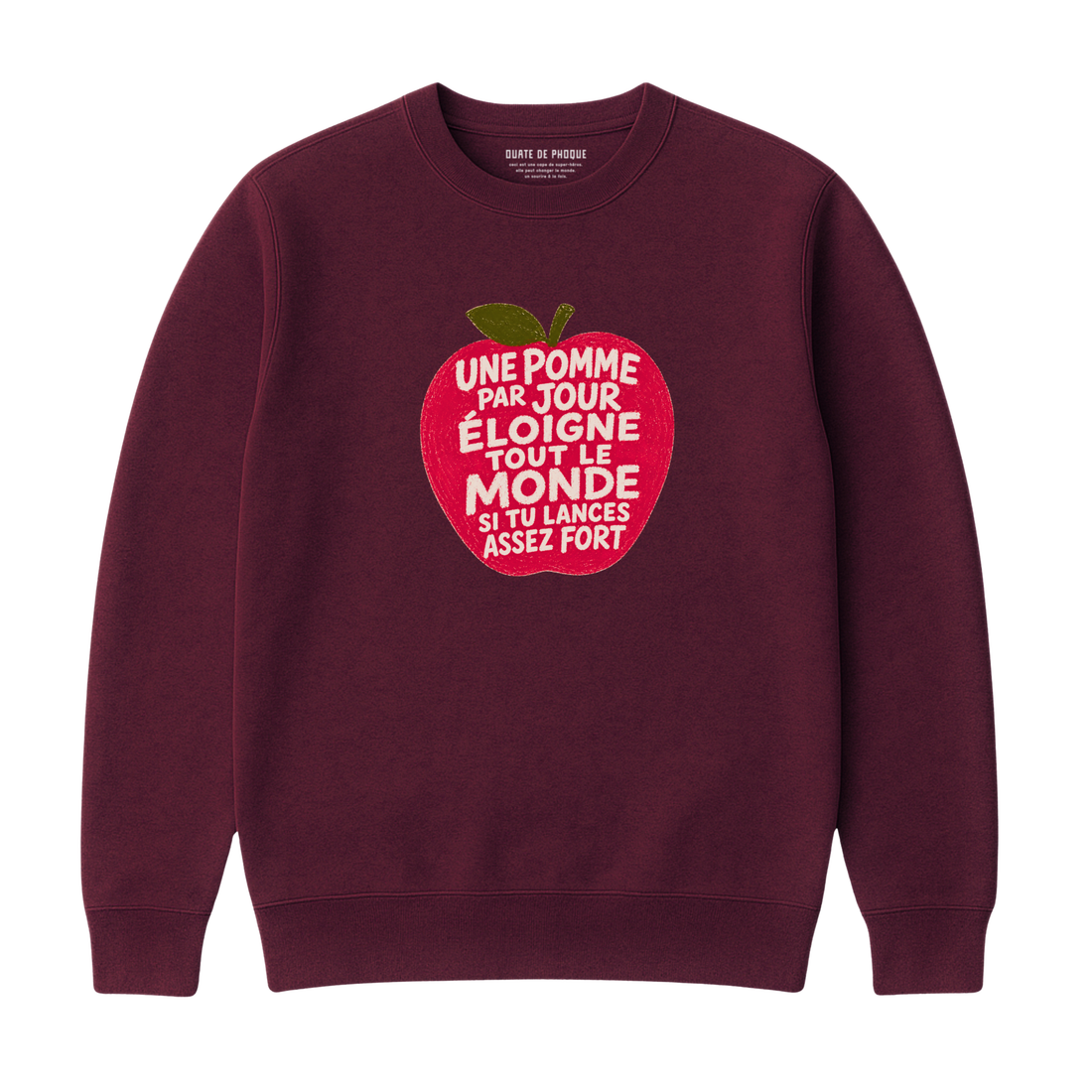 Sweatshirt Une Pomme Par Jour