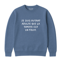 Sweatshirt Adulte Tomate