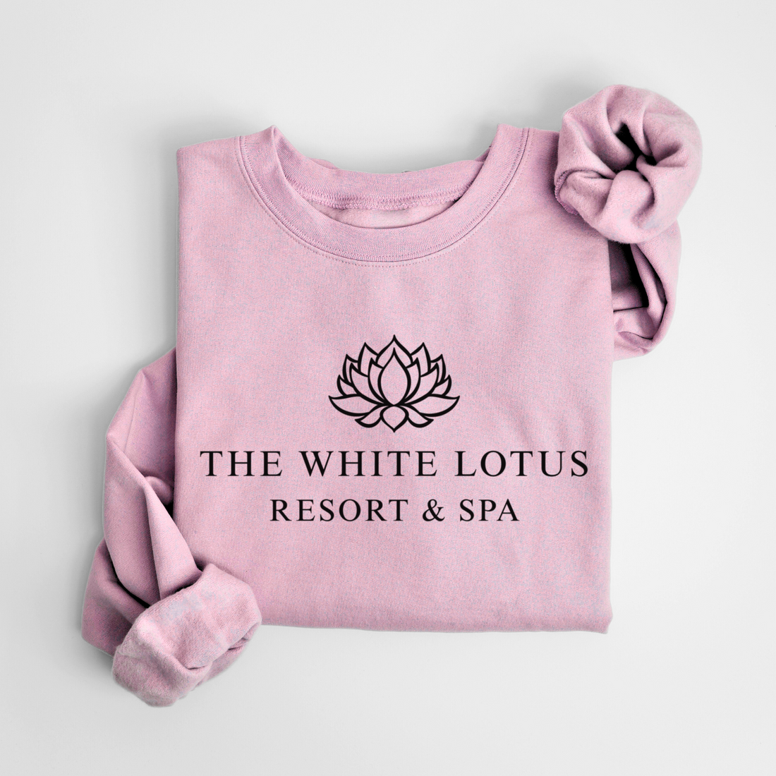 SWEATSHIRT WHITE LOTUS