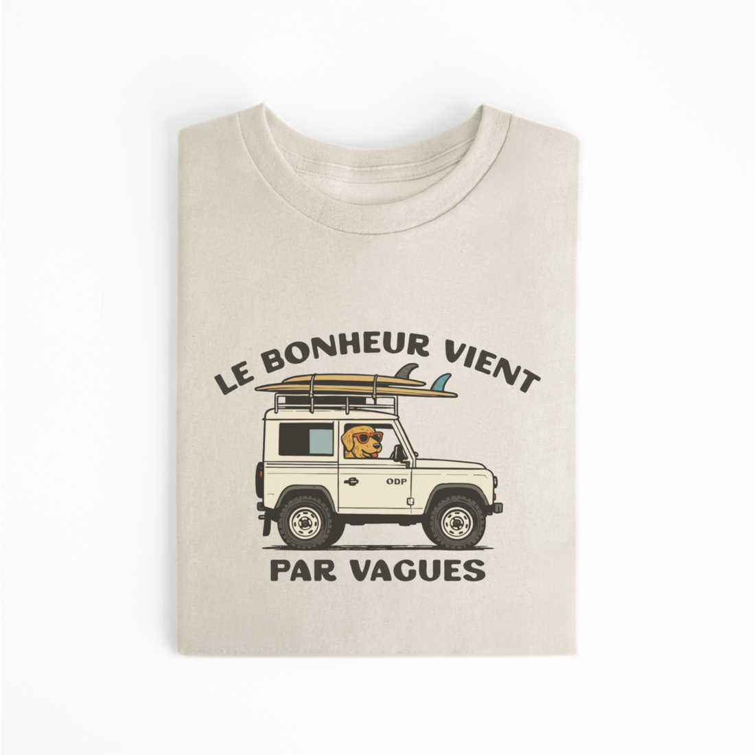 T-SHIRT BONHEUR VAGUES