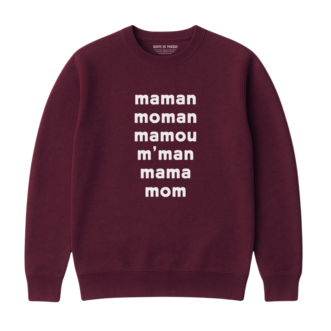 Sweatshirt Maman Moman