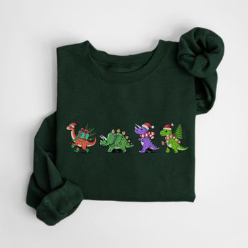 SWEATSHIRT DINOS NOËL - FORÊT