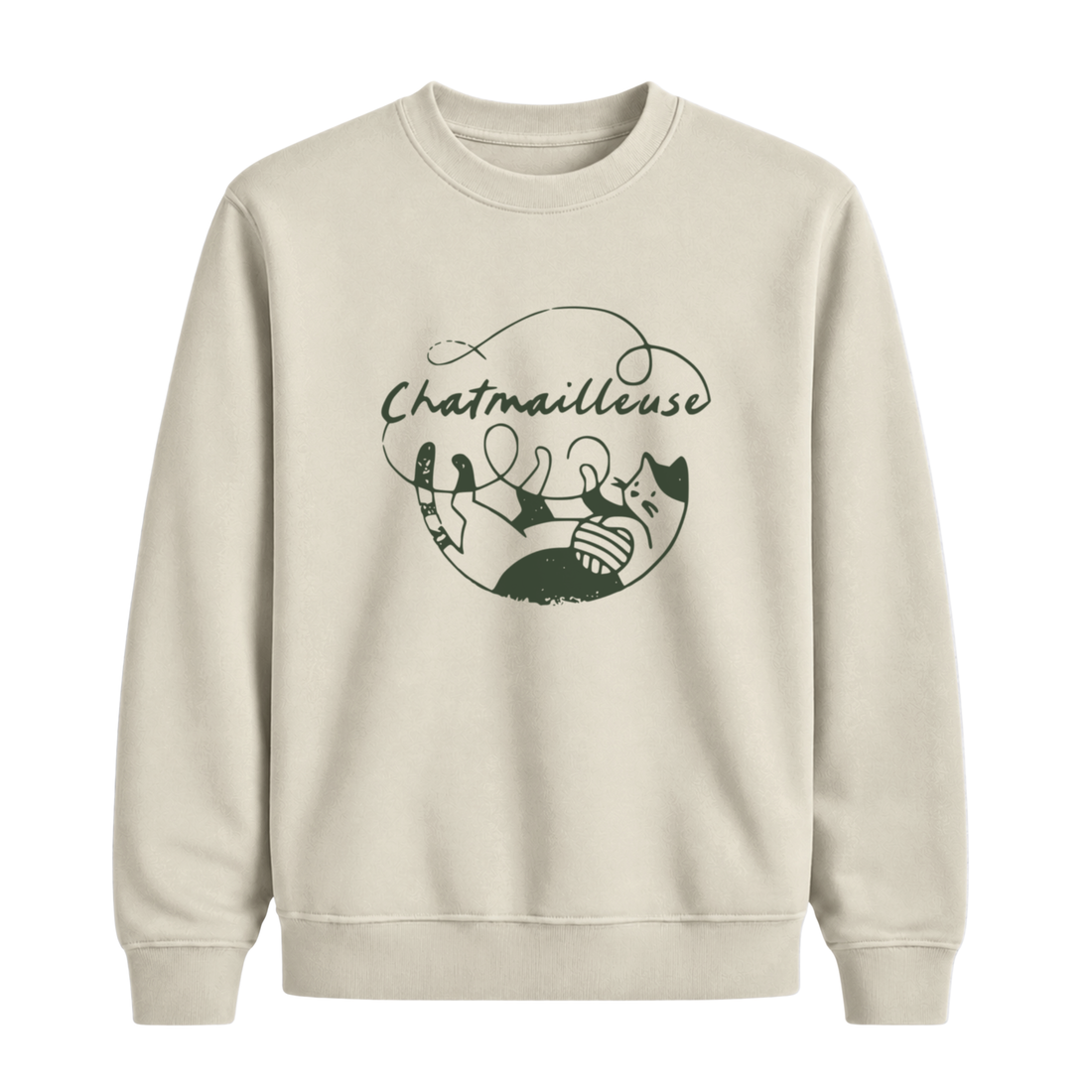 Sweatshirt Chatmailleuse