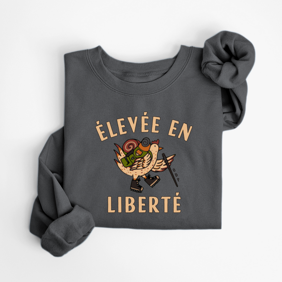 SWEATSHIRT ÉLEVÉE EN LIBERTÉ