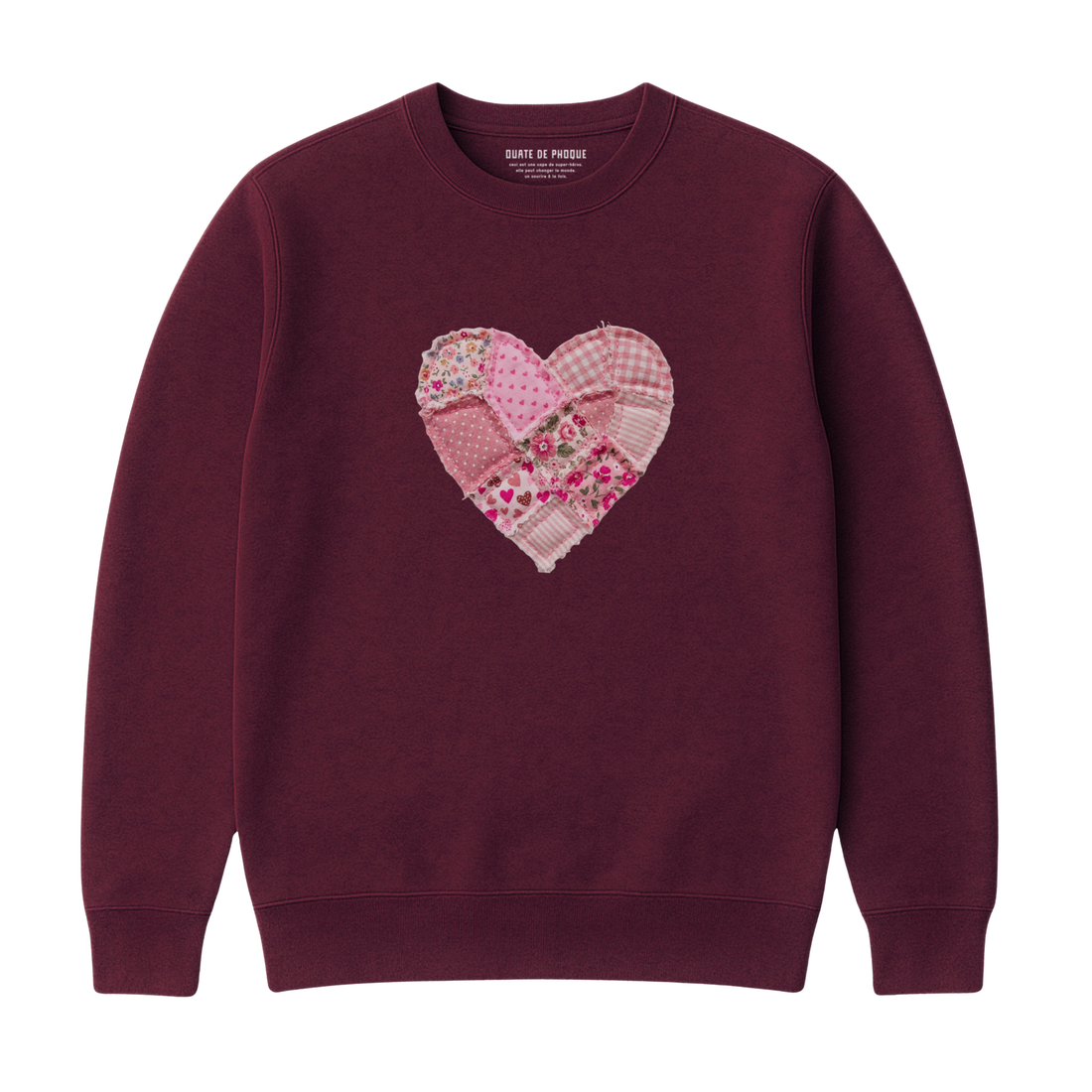 Sweatshirt Coeur Patch