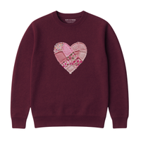Sweatshirt Coeur Patch