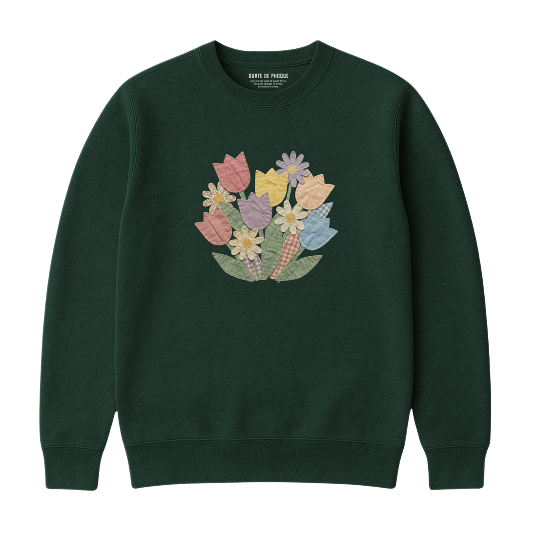 Sweatshirt Tulipes Patch