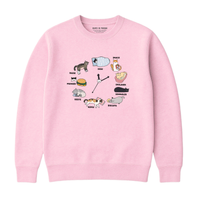 Sweatshirt Chat Horloge