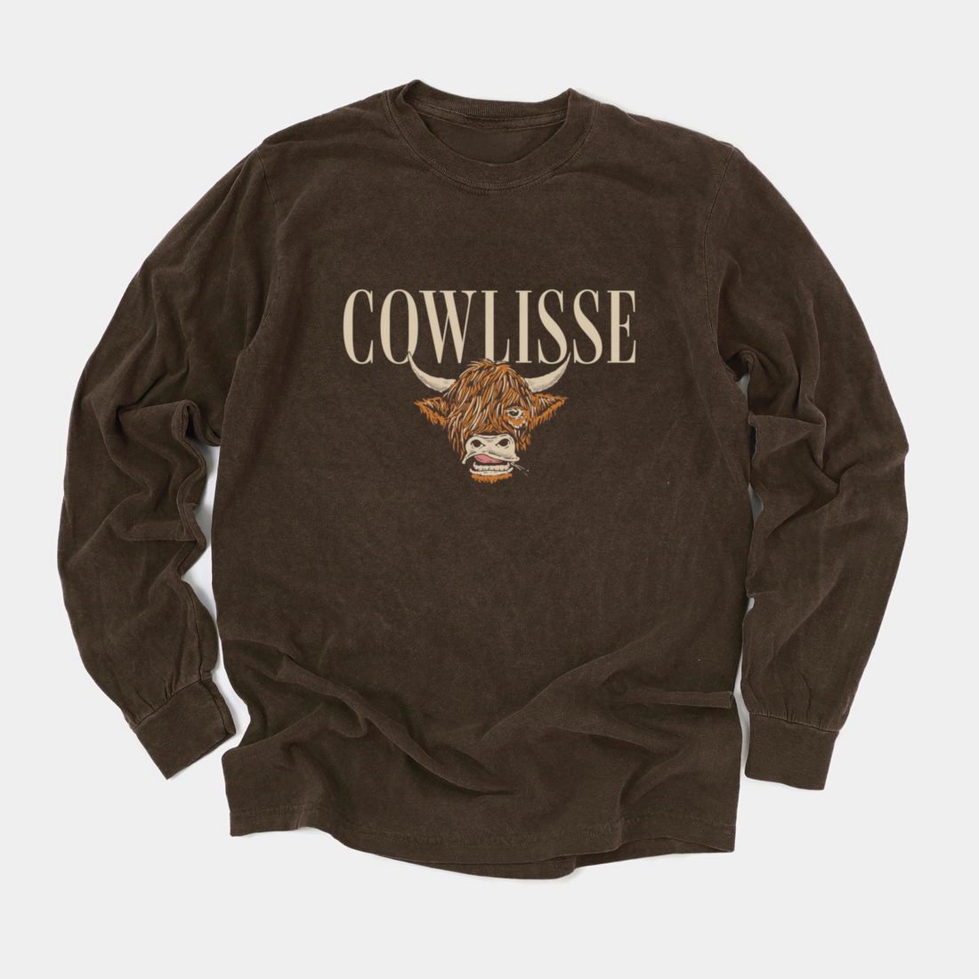 LONGSLEEVE COWLISSE - ESPRESSO