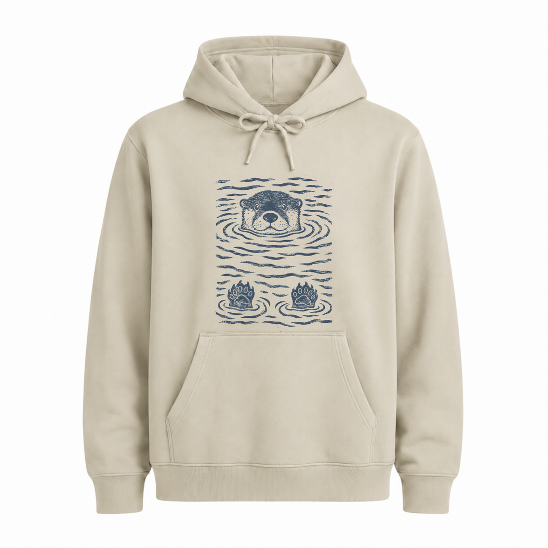 Hoodie Loutre Vintage