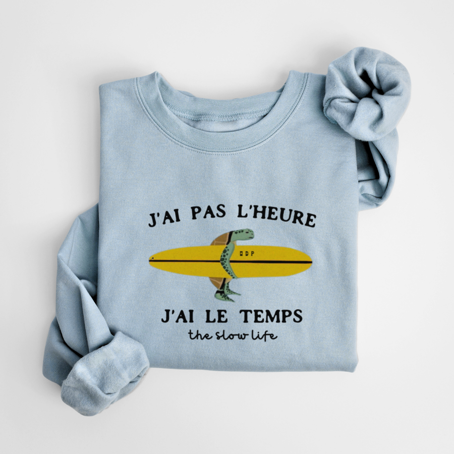 SWEATSHIRT LE TEMPS - PASTEL