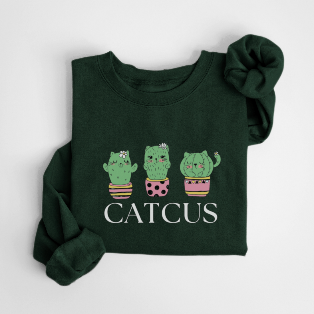 SWEATSHIRT CATCUS - FORÊT