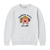 Sweatshirt Madame Accro Au Café