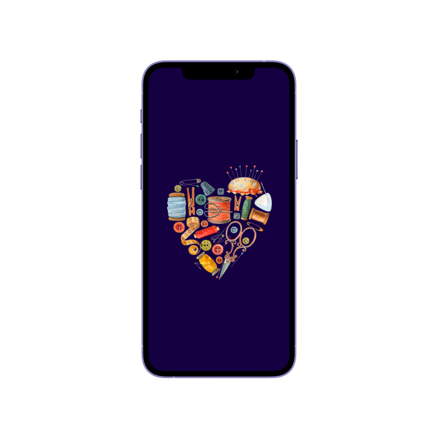 Fond D'écran Coeur Couture