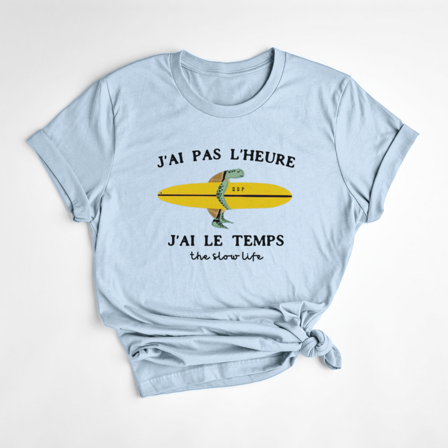 T-SHIRT LE TEMPS - PASTEL