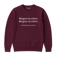 Sweatshirt Mangeons Les Enfants
