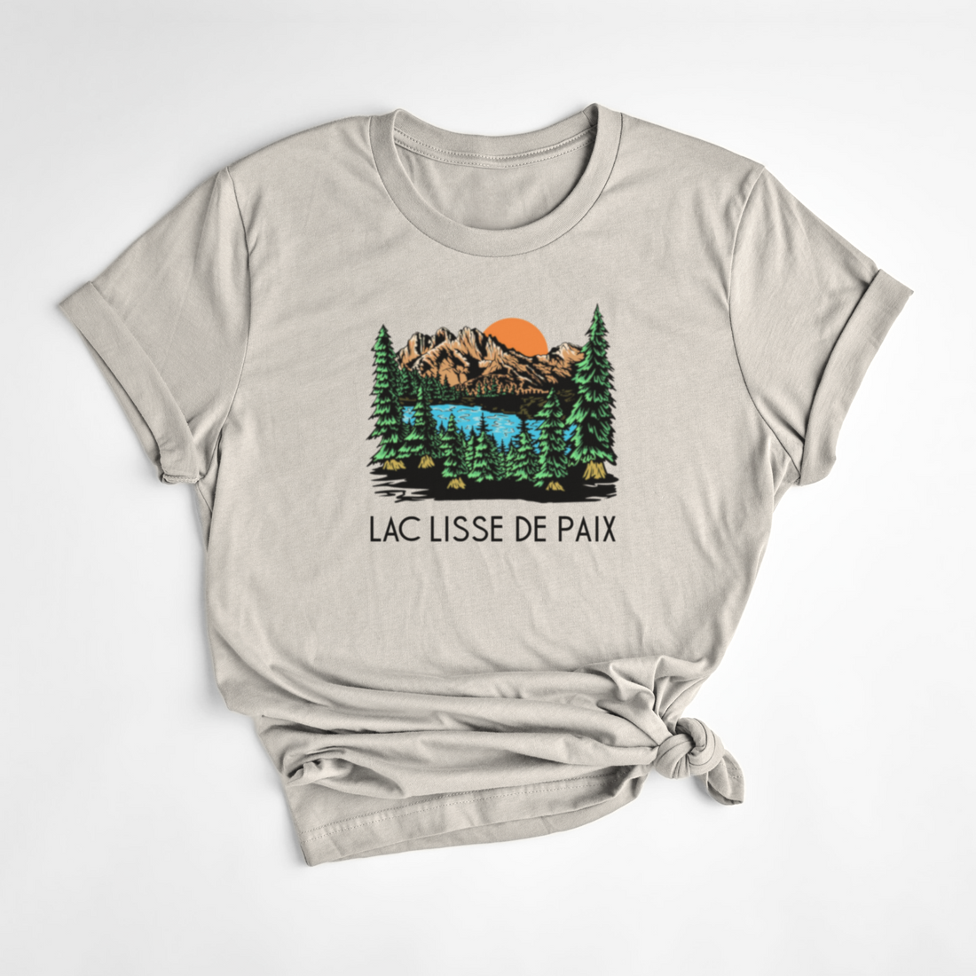 T-SHIRT LAC LISSE - AMANDE