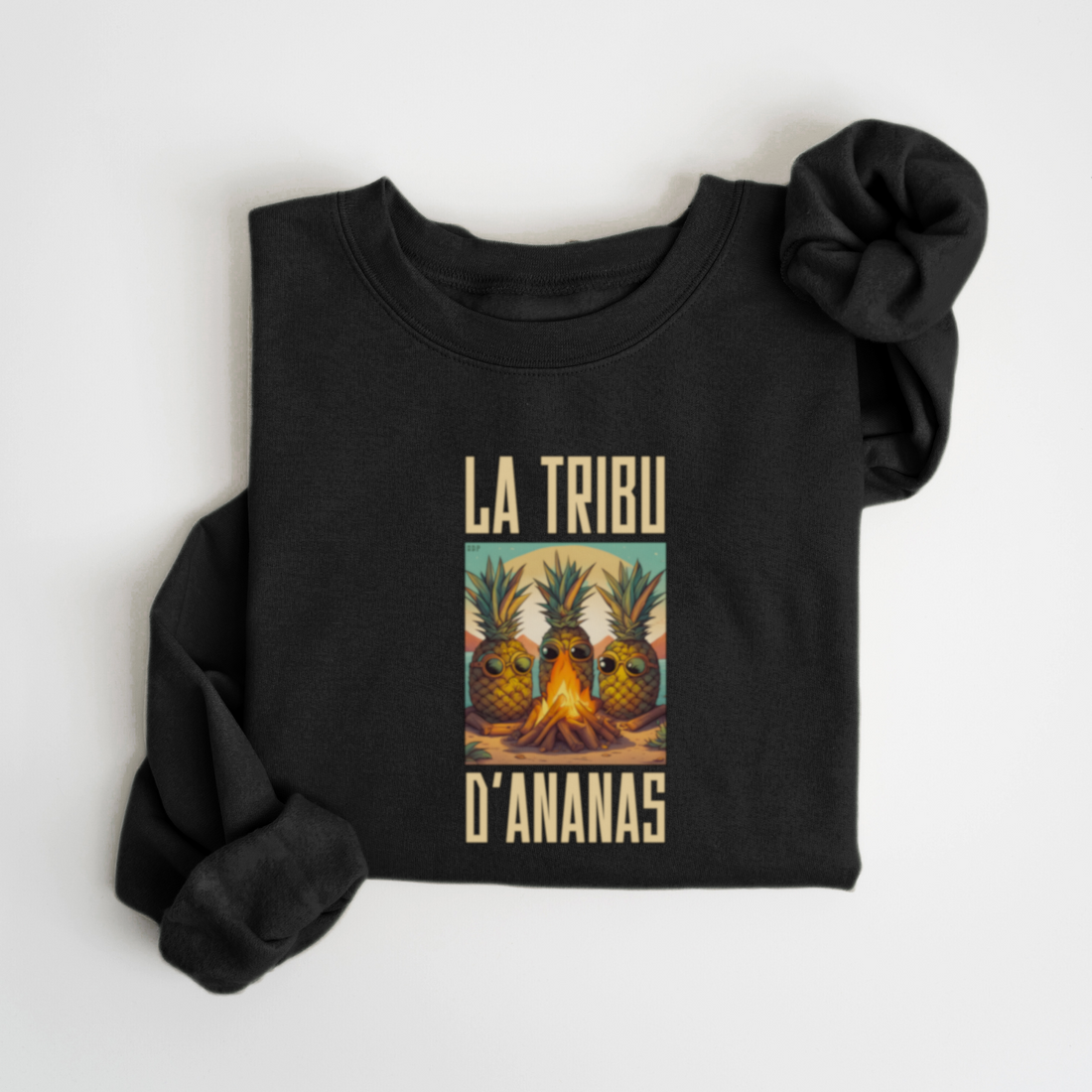 SWEATSHIRT TRIBU - NOIR