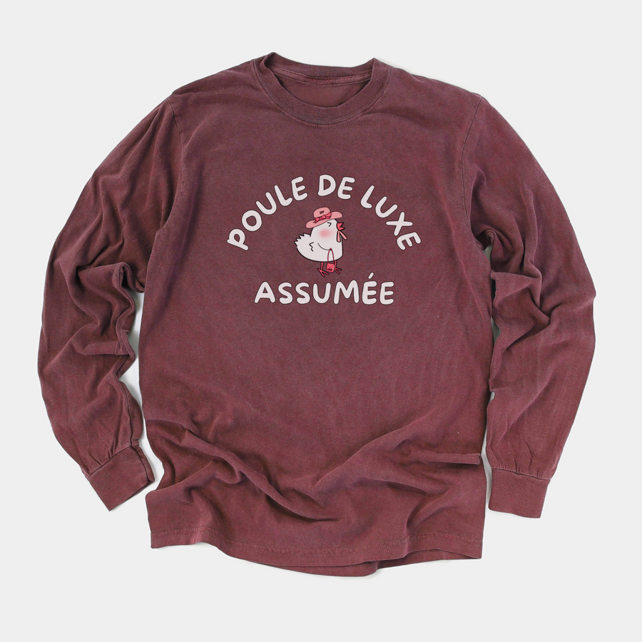 LONGSLEEVE POULE DE LUXE - BORDEAUX