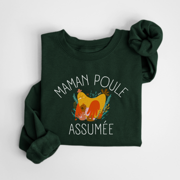 SWEATSHIRT MAMAN POULE - FORÊT