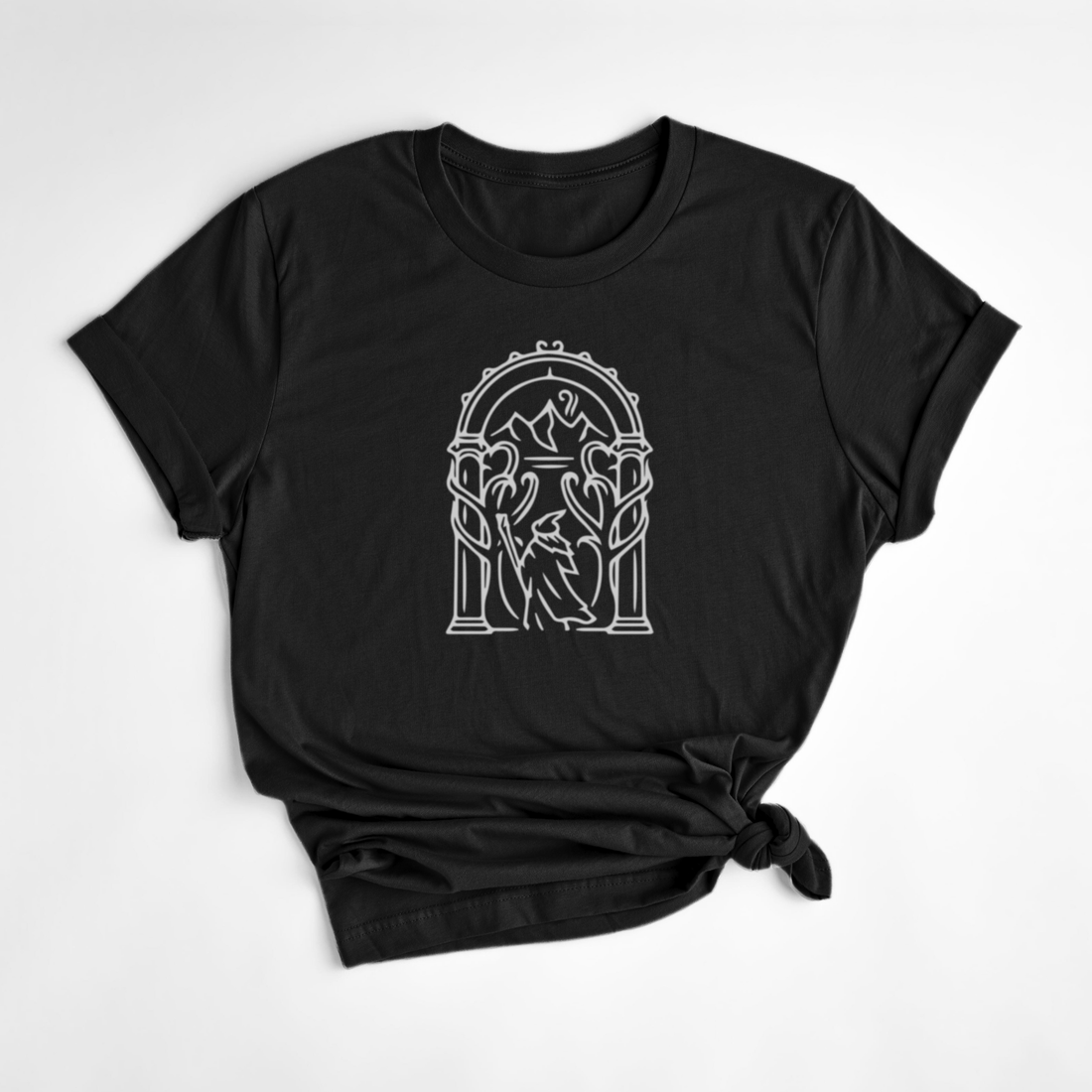 T-SHIRT GANDALF - NOIR