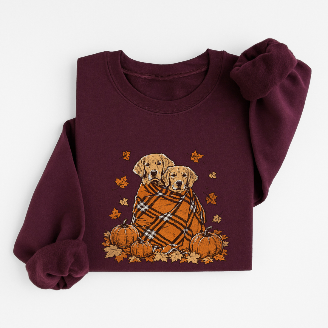 Sweatshirt Chiens Automne