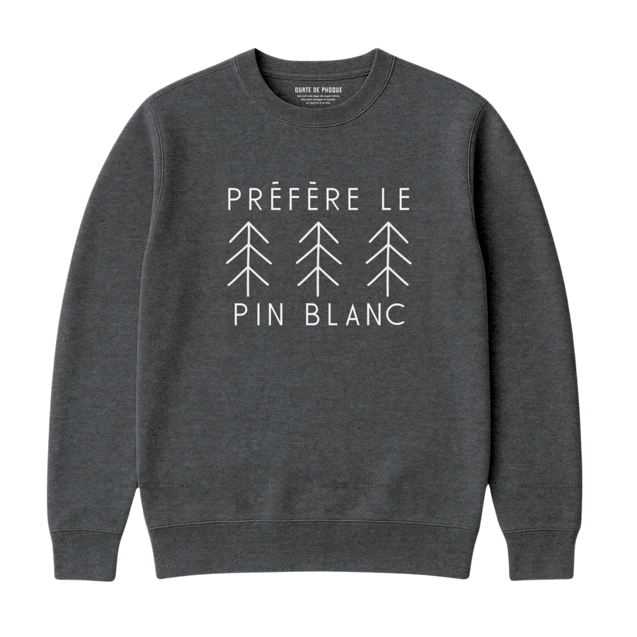 Sweatshirt Pin Blanc