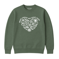 Sweatshirt Coeur Tout Vert