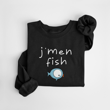 SWEATSHIRT J'MEN FISH - ENFANT