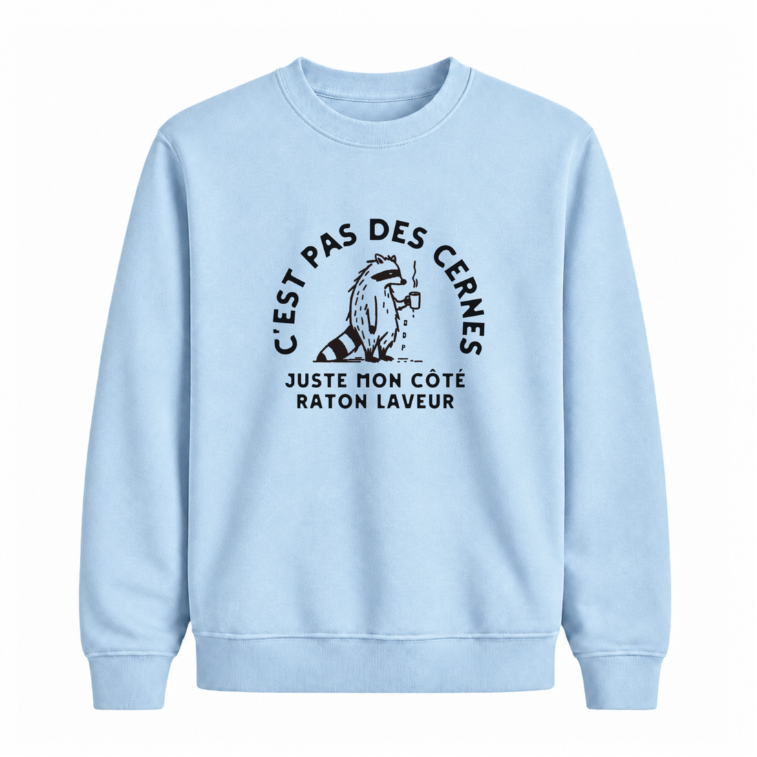 Sweatshirt Cernes Raton Laveur